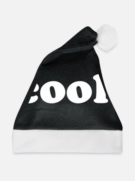 COOL cooler Spruch lustig - Weihnachtsmütze - Schwarz/Weiß