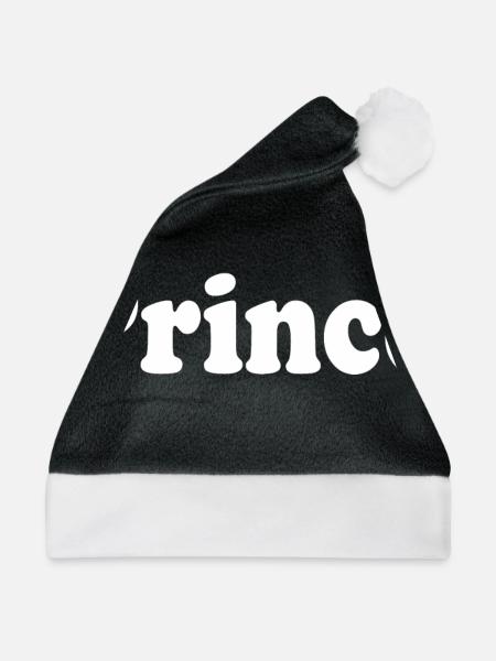 Prince - Weihnachtsmütze - Schwarz/Weiß - Vorne