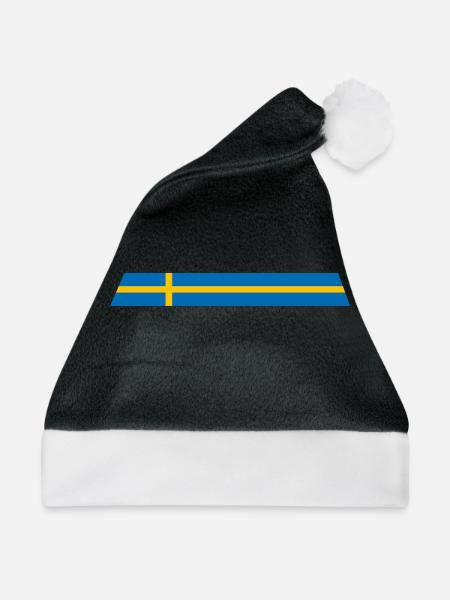 Schweden Style Streifen - Weihnachtsmütze - Schwarz/Weiß