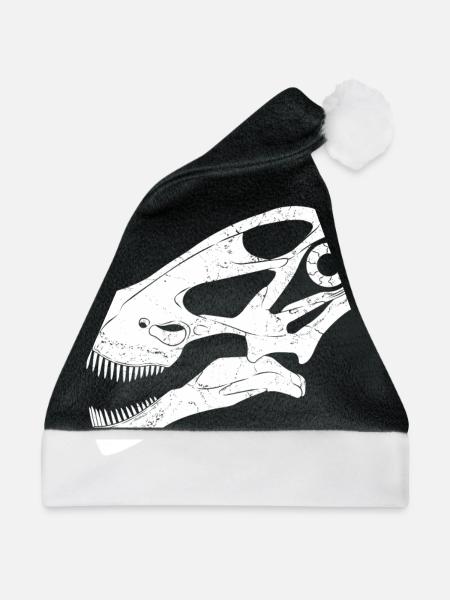 Argentinosaurus Fossil Schädel - Weihnachtsmütze - Schwarz/Weiß