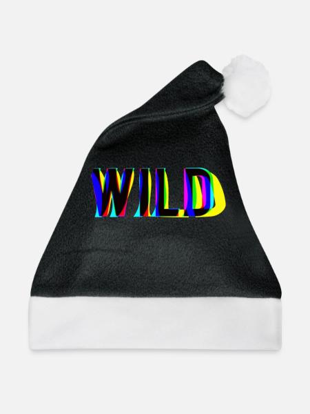 WILD SIND SIE BEREIT? - Weihnachtsmütze - Schwarz/Weiß