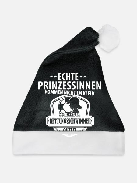 Rettungsschwimmer - Weihnachtsmütze - Schwarz/Weiß - Vorne