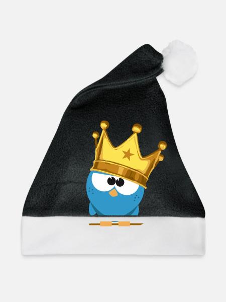 King Birdie - Weihnachtsmütze - Schwarz/Weiß