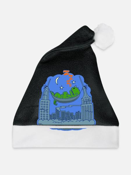 Das Monster macht Pause - Weihnachtsmütze - Schwarz/Weiß