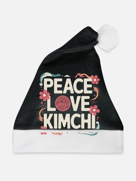 Lustiger Spruch für Foodies - Weihnachtsmütze - Schwarz/Weiß - Vorne