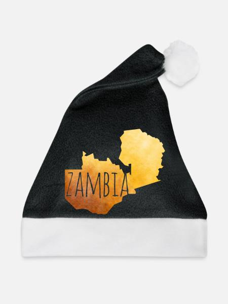 Zambia - Weihnachtsmütze - Schwarz/Weiß