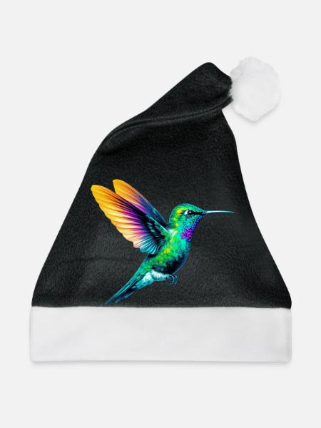 Kolibri - Weihnachtsmütze - Schwarz/Weiß