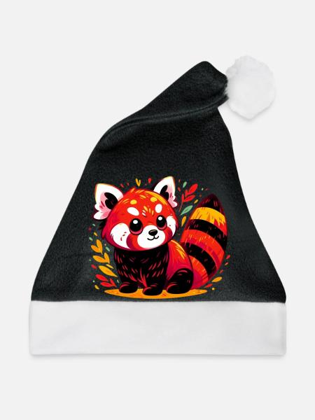 Kleiner Panda - Weihnachtsmütze - Schwarz/Weiß