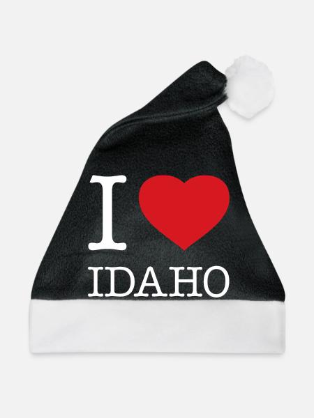 I LOVE IDAHO - Weihnachtsmütze - Schwarz/Weiß