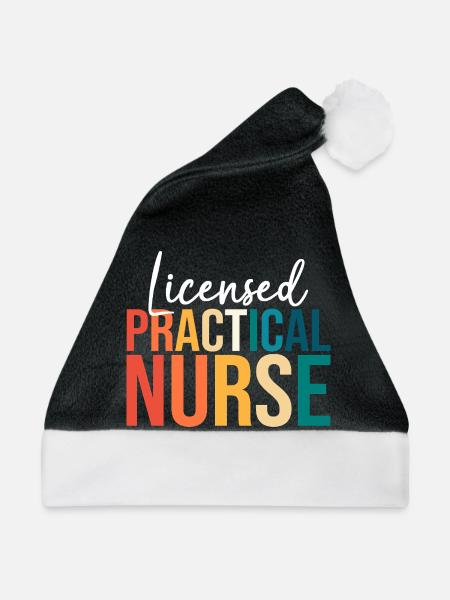 Krankenpfleger Krankenpflegerin Krankenschwester - Weihnachtsmütze - Schwarz/Weiß