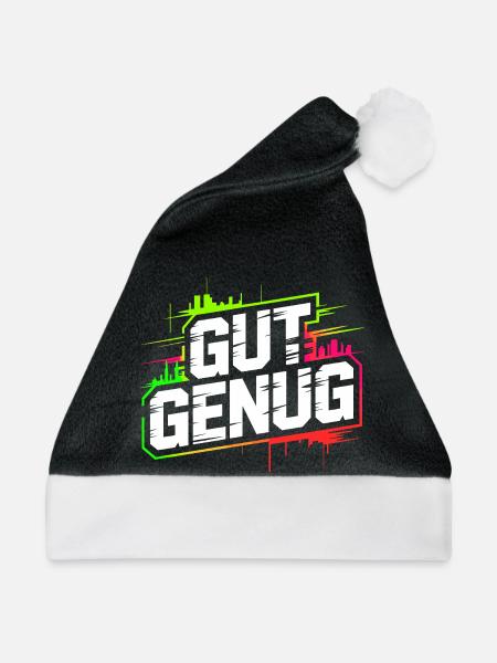 Gut Genug Selbstliebe Ich Bin Gut Genug Selbstwert - Weihnachtsmütze - Schwarz/Weiß - Vorne