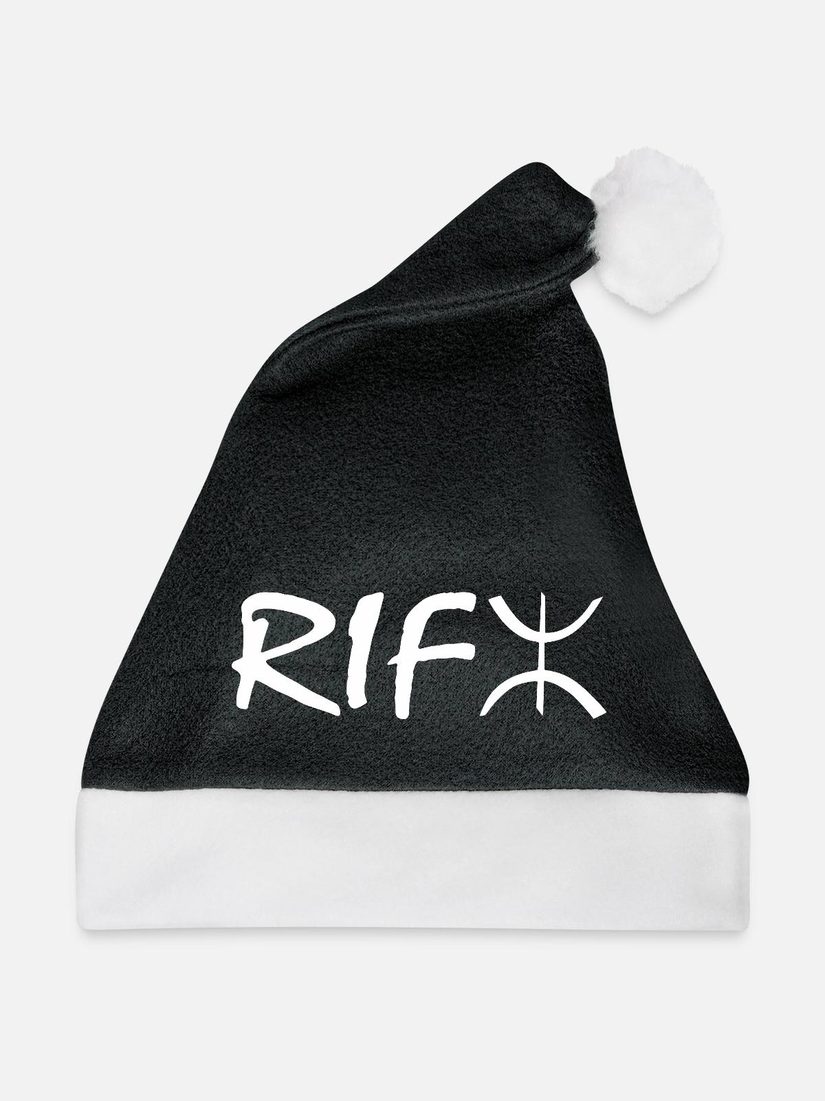 Rif - Weihnachtsmütze - Schwarz/Weiß - Vorne
