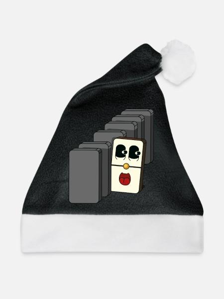 UNSER KOMFORT - Weihnachtsmütze - Schwarz/Weiß