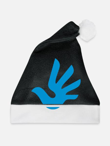 HumanRights Logo - Weihnachtsmütze - Schwarz/Weiß