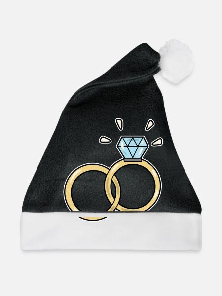 Ehering - Weihnachtsmütze - Schwarz/Weiß