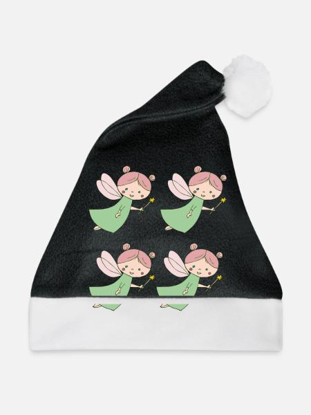 fee 4fach - Weihnachtsmütze - Schwarz/Weiß