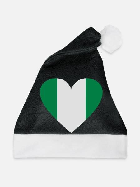 Nigeria - Weihnachtsmütze - Schwarz/Weiß