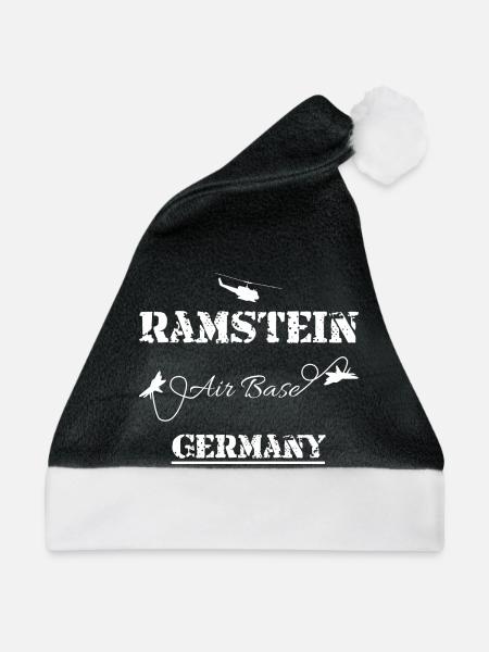 Army Ramstein Air Base Germany - Weihnachtsmütze - Schwarz/Weiß