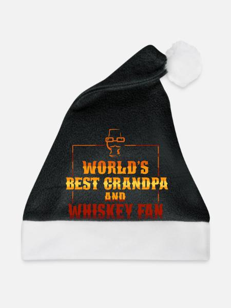 Whiskey Spruch Whiskeytrinker Whiskeyliebhaber - Weihnachtsmütze - Schwarz/Weiß