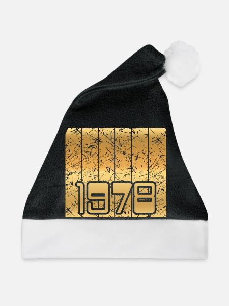 1978 - Weihnachtsmütze - Schwarz/Weiß