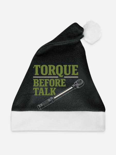 Traktormechaniker Dieselreparatur Tech - Weihnachtsmütze - Schwarz/Weiß