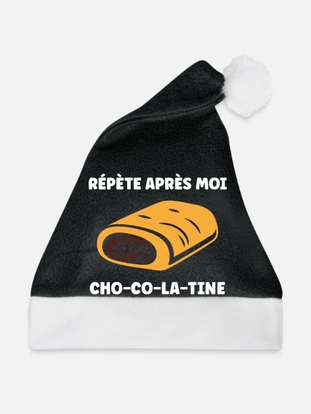 Schokolatin - Weihnachtsmütze - Schwarz/Weiß