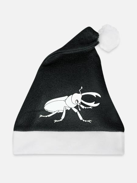 Insekt - Weihnachtsmütze - Schwarz/Weiß - Vorne