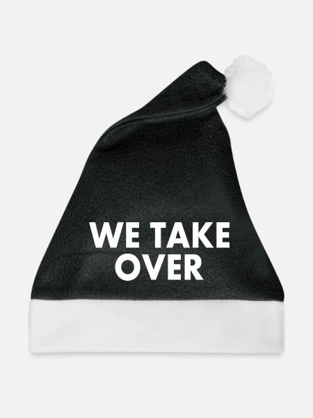 We take over - Weihnachtsmütze - Schwarz/Weiß