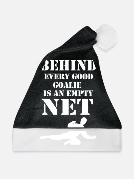 Floorball Goalkeeper - Weihnachtsmütze - Schwarz/Weiß