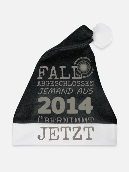 2014 - Weihnachtsmütze - Schwarz/Weiß