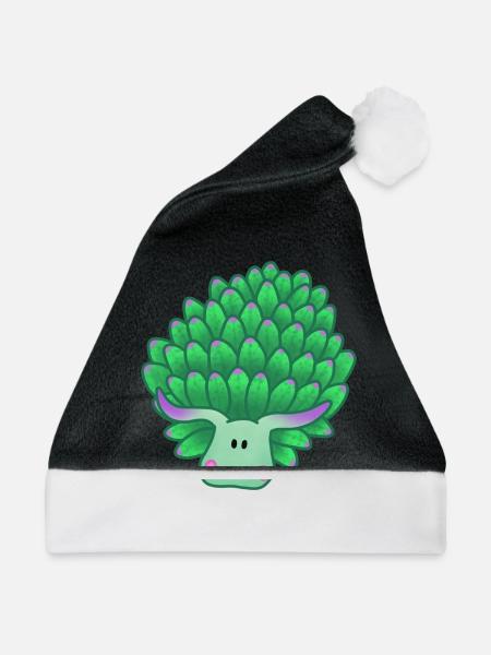 Blattschaf - Weihnachtsmütze - Schwarz/Weiß