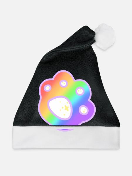 Pride Paw - Weihnachtsmütze - Schwarz/Weiß