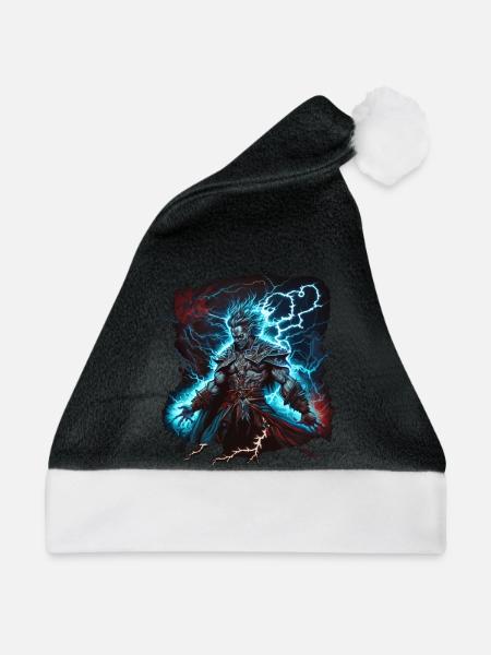 Erzengel - Weihnachtsmütze - Schwarz/Weiß