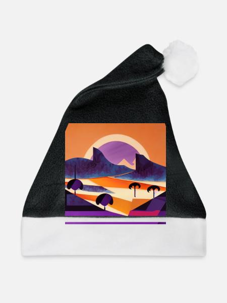 Schutz - Weihnachtsmütze - Schwarz/Weiß