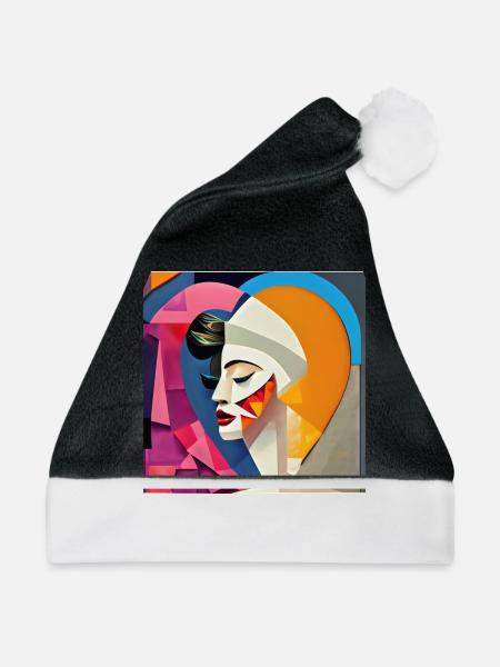 Auseinanderreißend - Weihnachtsmütze - Schwarz/Weiß