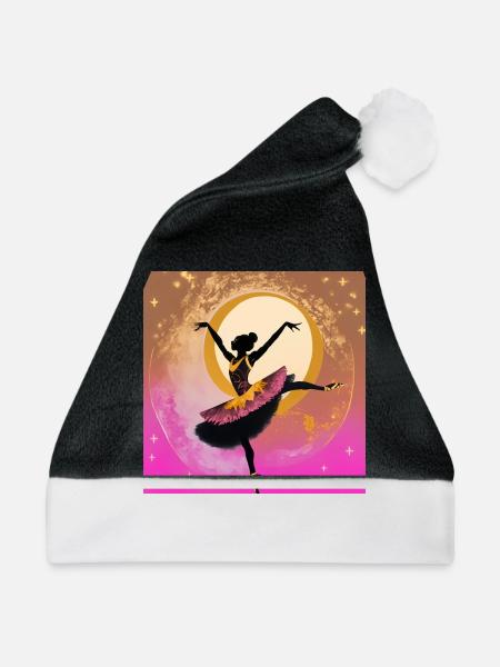 Tanzender Klang - Weihnachtsmütze - Schwarz/Weiß