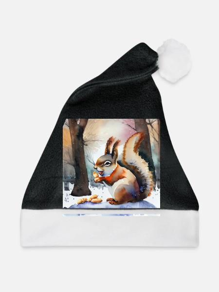 Schätze des Winters - Weihnachtsmütze - Schwarz/Weiß