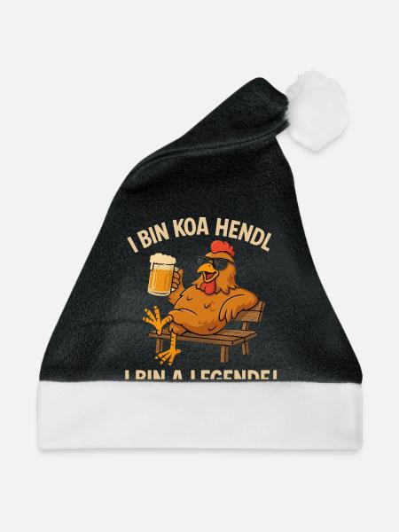 Legende - Weihnachtsmütze - Schwarz/Weiß