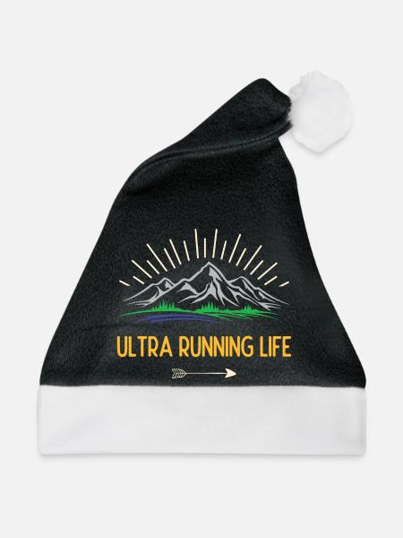Ultra-Laufleben - Weihnachtsmütze - Schwarz/Weiß