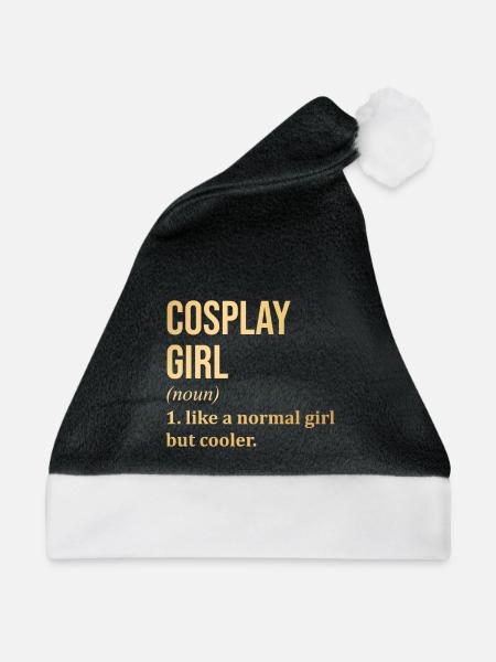 Cosplay Cosplay Cosplay - Weihnachtsmütze - Schwarz/Weiß