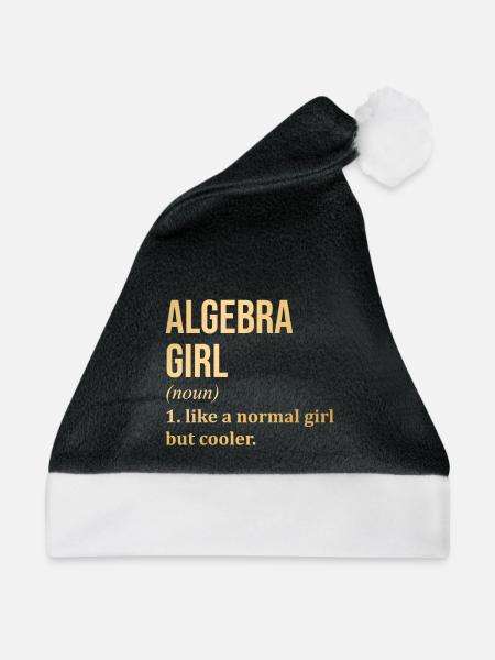 Algebra Algebra Algebra - Weihnachtsmütze - Schwarz/Weiß