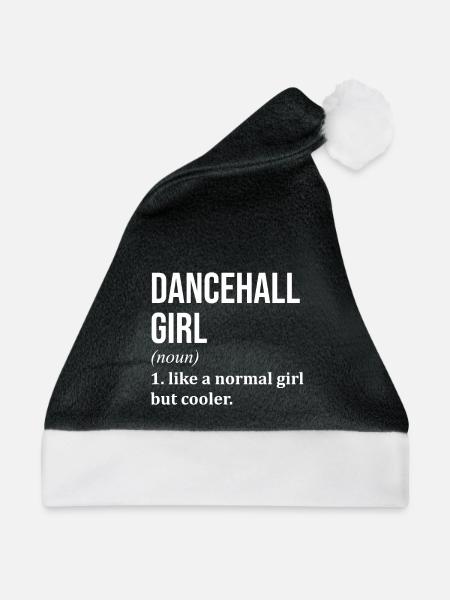 Dancehall Dancehall Dancehall - Weihnachtsmütze - Schwarz/Weiß - Vorne