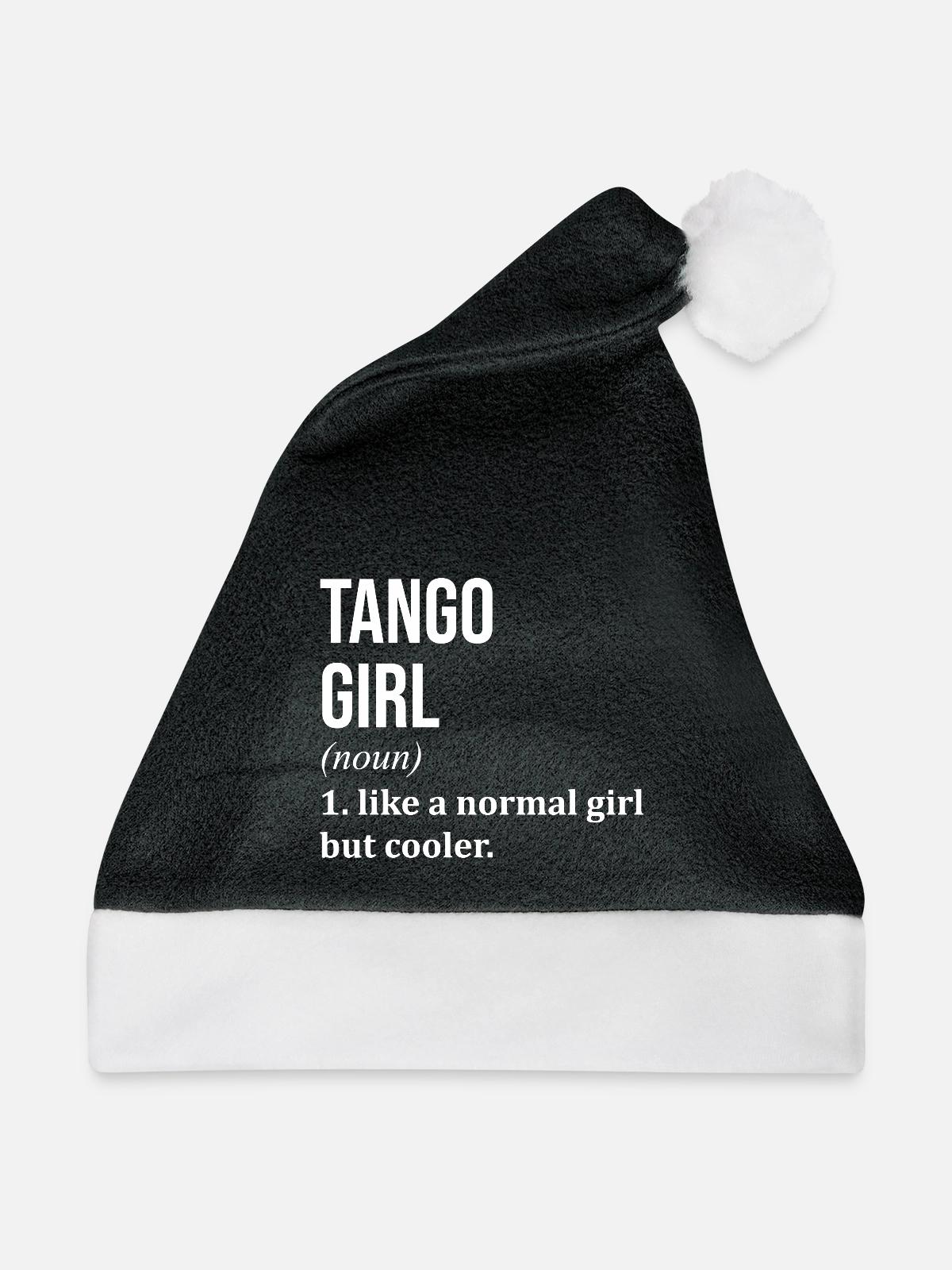 Tango Tango Tango - Weihnachtsmütze - Schwarz/Weiß - Vorne