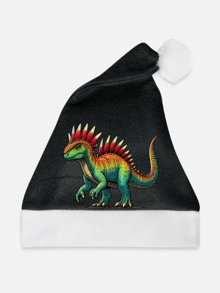 Dinosaurier - Weihnachtsmütze - Schwarz/Weiß