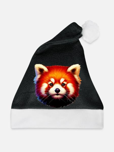 Kleiner Panda - Weihnachtsmütze - Schwarz/Weiß