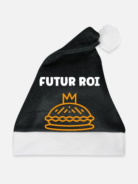 Humor galette des rois - Weihnachtsmütze - Schwarz/Weiß