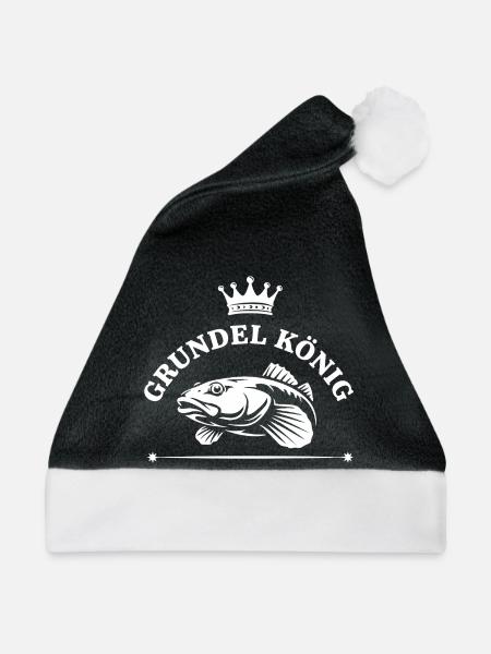 Grundel König - Weihnachtsmütze - Schwarz/Weiß - Vorne