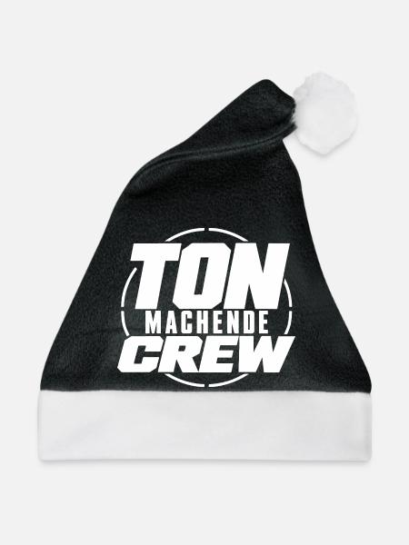 Ton Machende Crew Tontechniker VA Technik - Weihnachtsmütze - Schwarz/Weiß