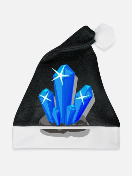 Kristall - Weihnachtsmütze - Schwarz/Weiß