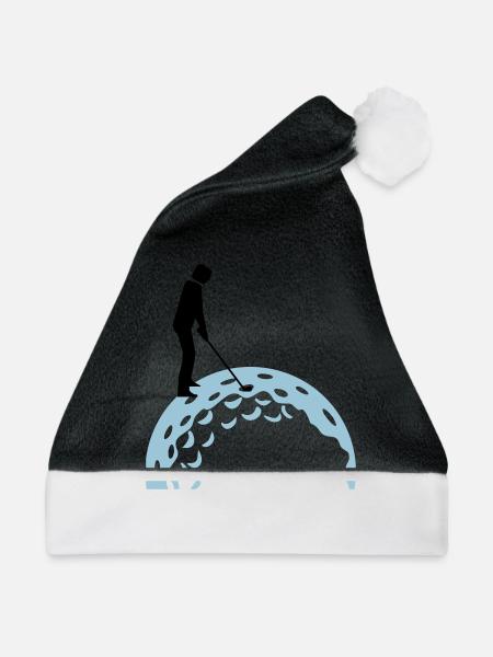 golfing (2c) - Weihnachtsmütze - Schwarz/Weiß